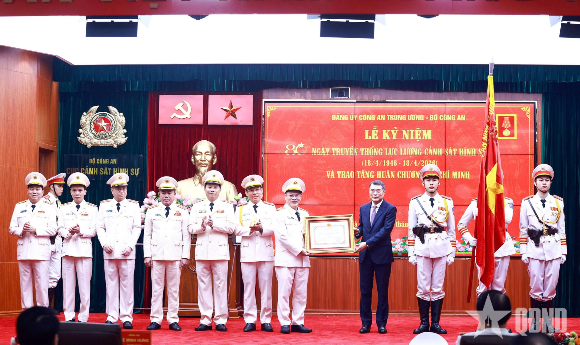 Thủ tướng Lê Minh Hưng: Cảnh sát hình sự tiếp tục là lực lượng tiên phong, sắc bén, mưu trí, dũng cảm trong đấu tranh phòng, chống tội phạm